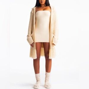 NEW Hanifa Tara Knit Cardigan XL